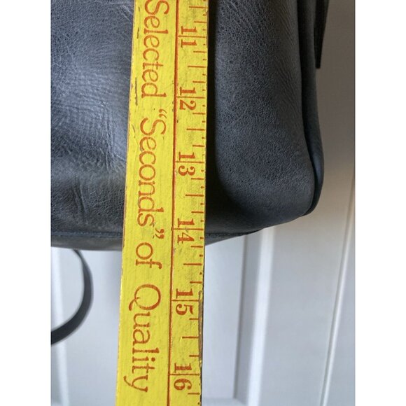 Hide & Drink  Stone Blue Leather Drawstring Bucket bag Backpack EUC - Picture 14 of 14